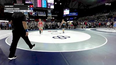 157 lbs Champ. Rd Of 64 - Jaden Bult, SD vs Emerson Tjaden, KS