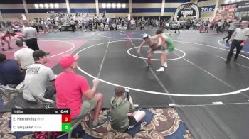 116 lbs Consi Of 4 - Emiliano Hernandez, Hesperia HS vs Caden Briquelet, Sunkids