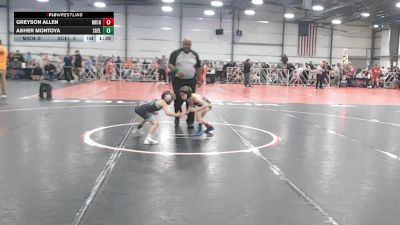 48 lbs Round 5 - 3:oopm Friday - Asher Montoya, Southwest Elite vs Greyson Allen, Team Michigan