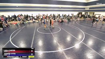 108 lbs Round 4 (6 Team) - Laila Carter, Utah 2 vs Harper Hyita, Utah 1