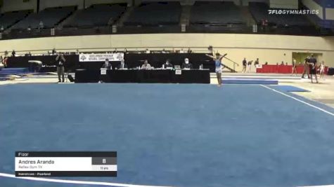 Andres Aranda - Floor, Reflex Gym TX - 2021 USA Gymnastics Development Program National Championships