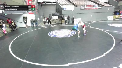 165 lbs Cons. Sub-quarters - Brody Coleman, Betsu Wrestling Club vs Isaac Magana, La Costa Canyon High School Wrestling