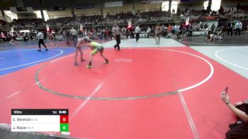 98 lbs Consi Of 4 - Camden Senecal, Black Fox Wrestling Academy vs Joseph D. Bajza, Bald Eagle WC