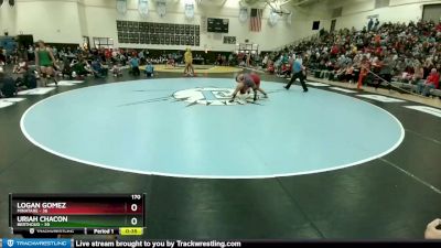 170 lbs Cons. Round 1 - Logan Gomez, Minatare vs Uriah Chacon, Berthoud