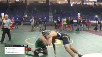 195 lbs Consolation - Tanner Alexander, Xaverian vs Nathan Marchione, Chariho