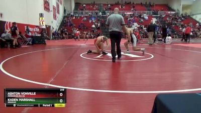 215 lbs Round 6 - Ashton Vonville, Parkersburg HS vs Kaden Marshall, Graham