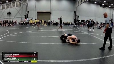 126 lbs Round 5 (8 Team) - Jackson Knupp, Impact Black vs Ryan Muller, Savage Underworld