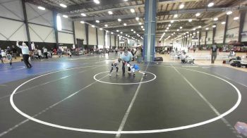 46 lbs 5th Place - Carson Lee, Run To Danger vs Hunter Carlyle, Mat Demon WC