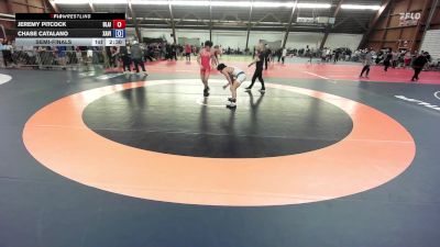 170A lbs Semifinal - Jeremy Pitcock, Blair Academy vs Chase Catalano, Xavier Hs