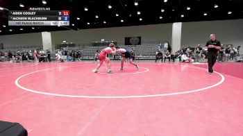 215 lbs 1st Place Match - Aiden Cooley, TX vs Jackson Blackburn, OK