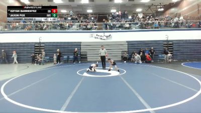 47 lbs Champ. Round 2 - Eziyah Barrientez, Idaho vs Jaxon Fox, Hawk Wrestling Club