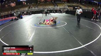 140 lbs Cons. Round 3 - Ashton Yates, Satellite vs Sophia Sangha, Woodward Academy (GA)