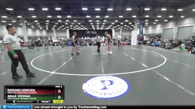 113 lbs Champ. Round 1 - Briar Vroman, Team Nazar Training Center vs Romann Derksen, Pack 732 Wrestling Academy