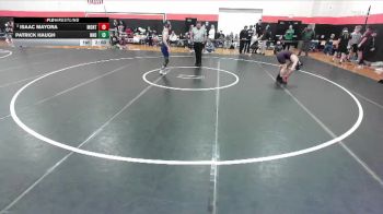 144 lbs Champ. Round 2 - Patrick Haugh, Niles (NOTRE DAME) vs Isaac Mayora, Lombard (MONTINI)