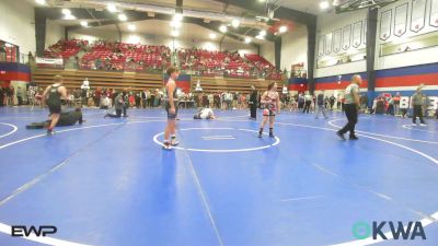 130 lbs Rr Rnd 4 - Joslynn White, Skiatook Youth Wrestling vs Bryce Rodgers, Raw Wrestling Club