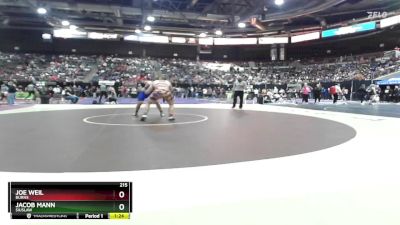 215 lbs Semifinal - Joe Weil, Burns vs Jacob Mann, Siuslaw