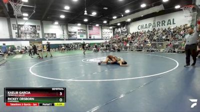 106 lbs Semifinal - Rickey Orsborn, Chaparral vs Kaelib Garcia, Temecula Valley