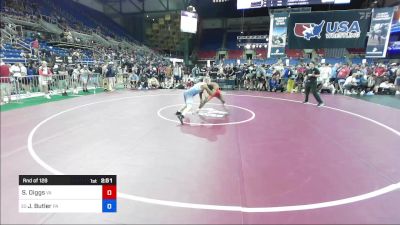 165 lbs Rnd Of 128 - Samuel Diggs, VA vs Jackson Butler, PA