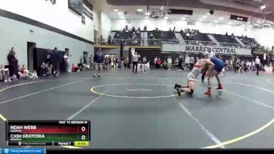 152 lbs Cons. Round 3 - Cash Kratoska, Indiana vs Noah Webb, Indiana