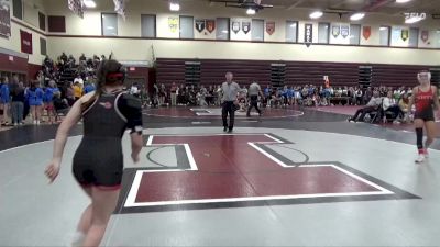 115 lbs Round 2 - Drey O`Brien, New Hampton/Turkey Valley vs Brynn Meyer, Western Dubuque