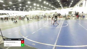 62 lbs Consolation - Hunter Rauschenberger, Pomona Elite vs Hunter Bates, Aniciete TC