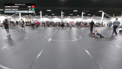 52 lbs Round 1 (6 Team) - Simone Jordan, BC Iron vs Gabriel Downey, Xtreme Team White