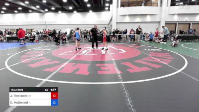 87 lbs 3rd Place - Joey Rowlands, Oh vs Greyson McDonald, Fl