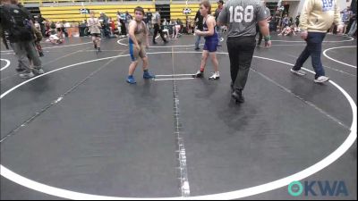 110 lbs Rr Rnd 4 - Elliot Grigg, Chickasha Youth Wrestling vs Rafe Frye, HBT Grapplers