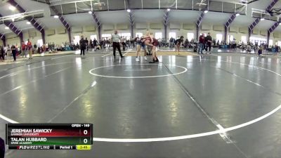 149 lbs Champ. Round 2 - Talan Hubbard, Spire Academy vs Jeremiah Sawicky, Gannon University
