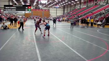 285 lbs Quarterfinal - Sean Carroll, Northern Illinois vs Ka`Ron Lewis, Ozarks