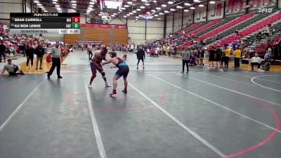 285 lbs Quarterfinal - Sean Carroll, Northern Illinois vs Ka`Ron Lewis, Ozarks