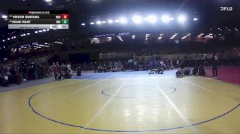 120 lbs Cons. Round 1 - Yeison Santana, Miami Southridge Hs vs Noah Hart, Nolensville High School