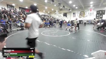 120 lbs Cons. Semi - Richard Ma, San Marino vs Micah Wegman, Calabasas