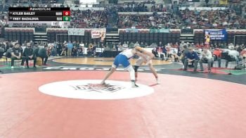 Cons. Round 2 - Kyler Bailey, Manhattan vs Trey Bazaldua, Red Lodge HS