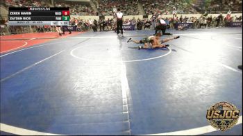 46 lbs Quarterfinal - Zerek Marin, Woodward Youth Wrestling vs Zayden Rios, Panhandle RTC