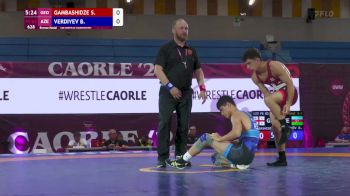 61 kg Bronze - Saba Gambashidze, GEO vs Bashir Verdiyev, AZE