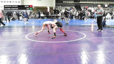 73 lbs Rr Rnd 4 - Merrick Fraser, Warhawks Wrestling Inc. - MSE vs Cayden Comfort, CTWHALE Humpback - MSE