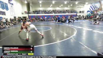 126 lbs Cons. Round 2 - Joshua Sherwin, University vs Osmyn Colleran, Pocatello