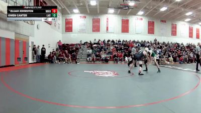 157 lbs Cons. Round 3 - Elijah Johnston, Woodridge vs Owen Canter, Lakeside