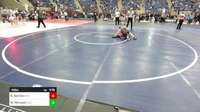 113 lbs Semifinal - Brevyn Bonilla, Brush Wrestling Club vs Magnus McLeod, Black Fox Wrestling Academy