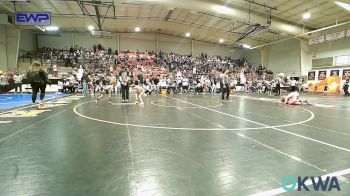 49 lbs Semifinal - Rhett Lewis, Dark Cloud Wrestling Club vs James Evans, Bartlesville Wrestling Club