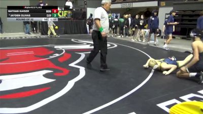 122 lbs Round Of 32 - Nathan Kaiser, Monache vs Jayden Olivas, Clovis East