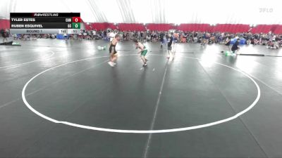 180-188 lbs Round 1 - Tyler Estes, Cameron vs Ruben Esquivel, Grayslake Central