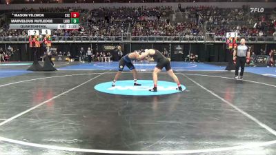 197 lbs Quarterfinal - Marvelous Rutledge, Lander vs Mason Villwok, Chadron St.