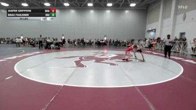 56 lbs Rr Rnd 1 - Jasper Griffiths, Broad Axe Elem - EL vs Beau Faulkner, Ohio Titan Blue - EL