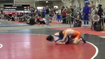 141 lbs Cons. Round 1 - Dominic Moyer, Coast Guard vs Gavin McKenna, Roger Williams