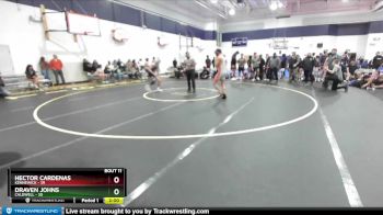 126 lbs Placement Matches (8 Team) - Draven Johns, Caldwell vs Hector Cardenas, Kennewick