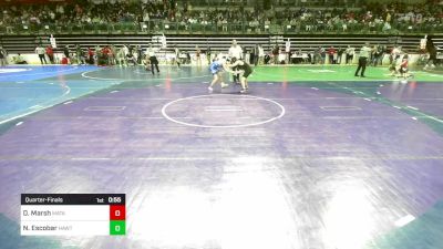 144 lbs Quarterfinal - Dante Marsh, Matawan vs Nolan Escobar, Hawthorne