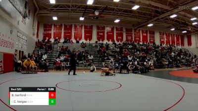 165 lbs Cons. Round 2 - Carlos Vargas, Buckeye Union vs Bryce Sanford, Rocky Mountain