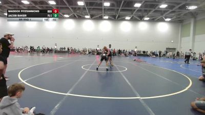 110 lbs Rr Rnd 1 - Maddox Fitzsimmons, Iron Faith Black - EL vs Jacob Baker, PA Crusaders - EL